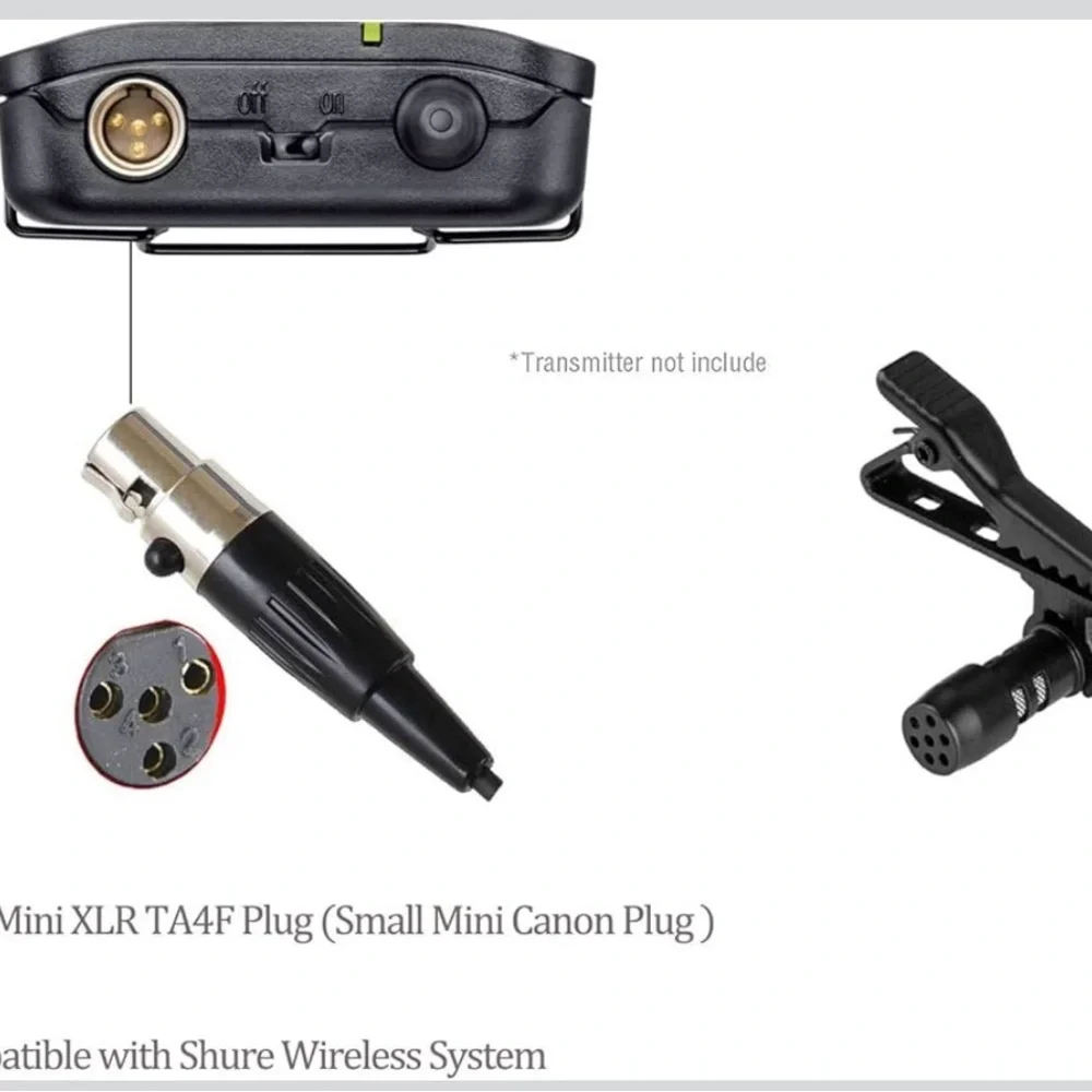 Black Clip-On Microphone